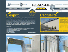 Tablet Screenshot of chapsol.fr